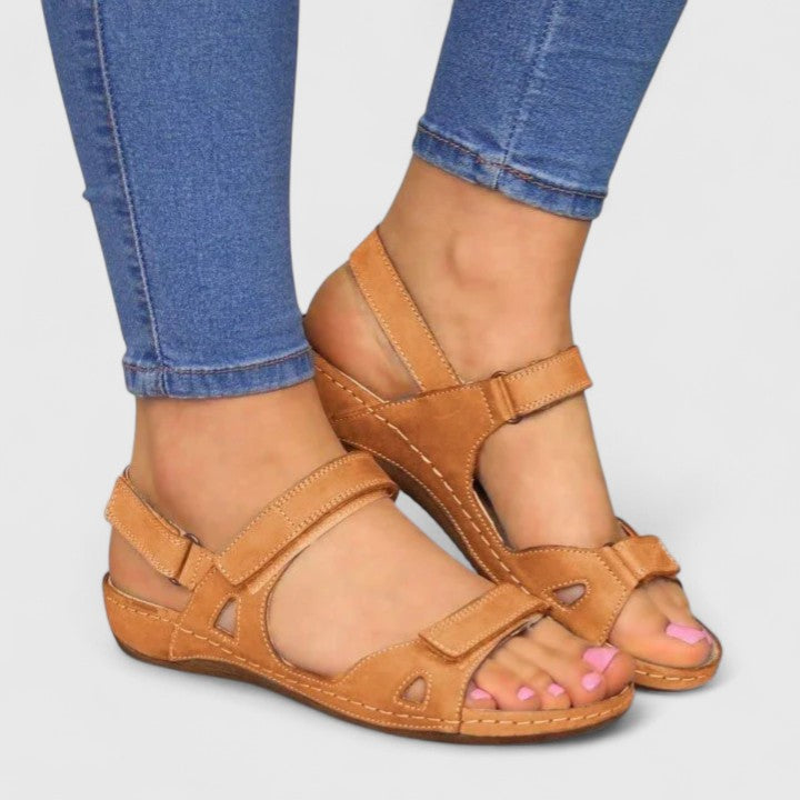 Lauren | Women’s Orthopedic Comfort Fit Ankle Strap Sandals