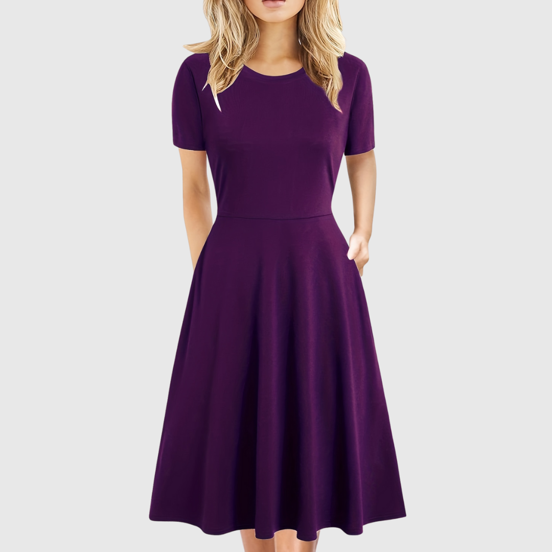 Evelyn Quinn | Retro A-Line Summer Dress