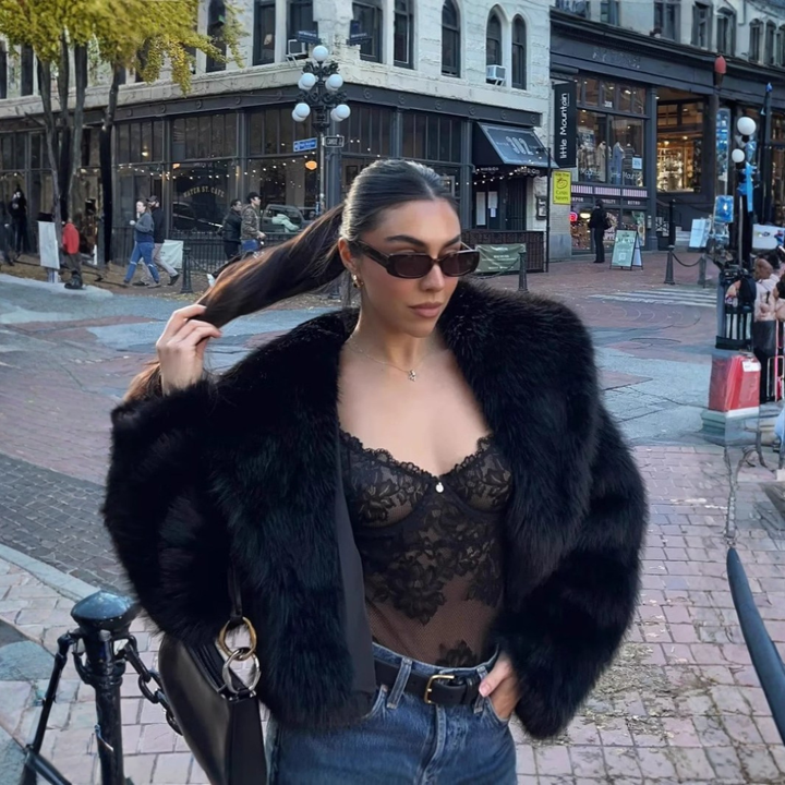 Celestia - Chic Faux Loose Fit Winter High-End Coat