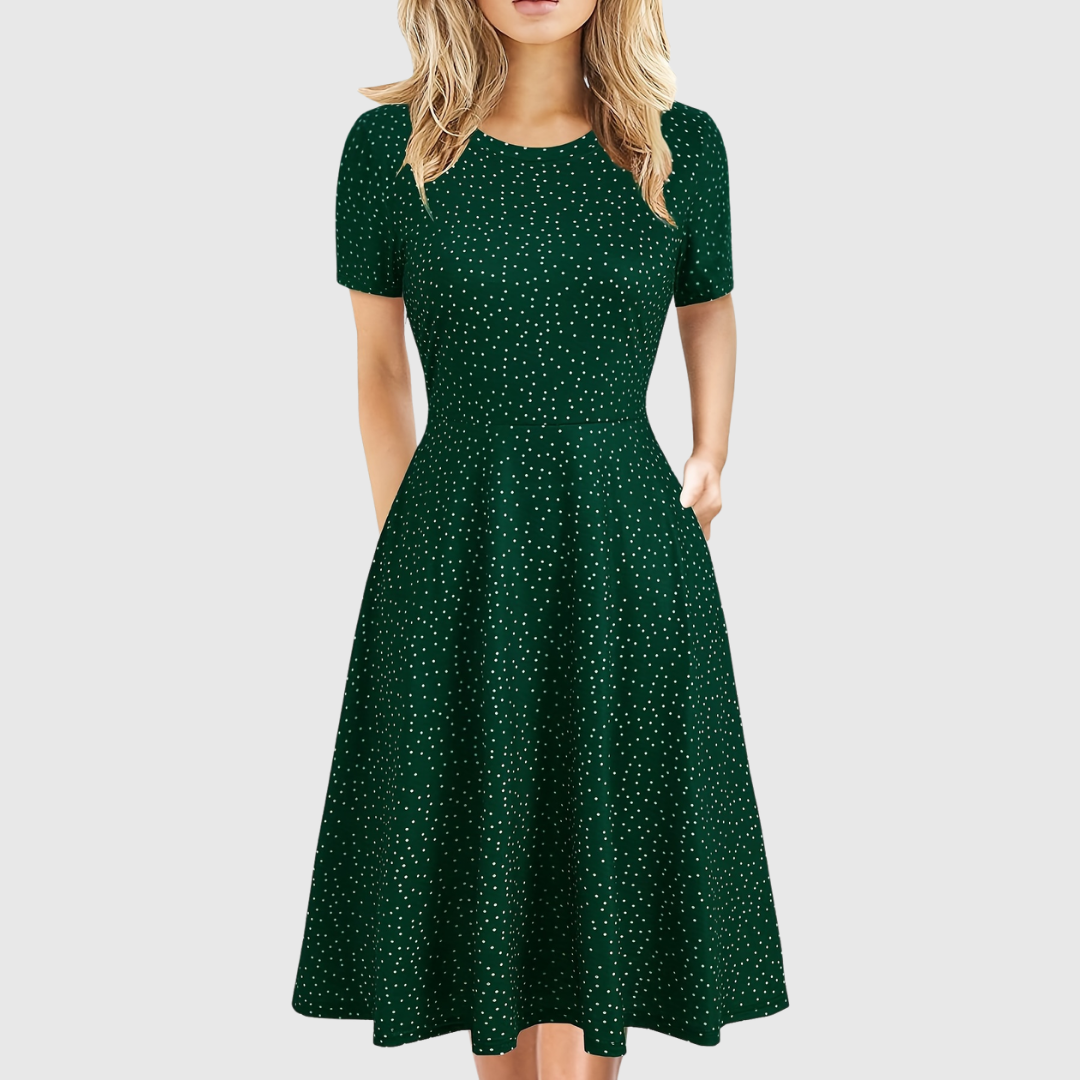 Evelyn Quinn | Retro A-Line Summer Dress