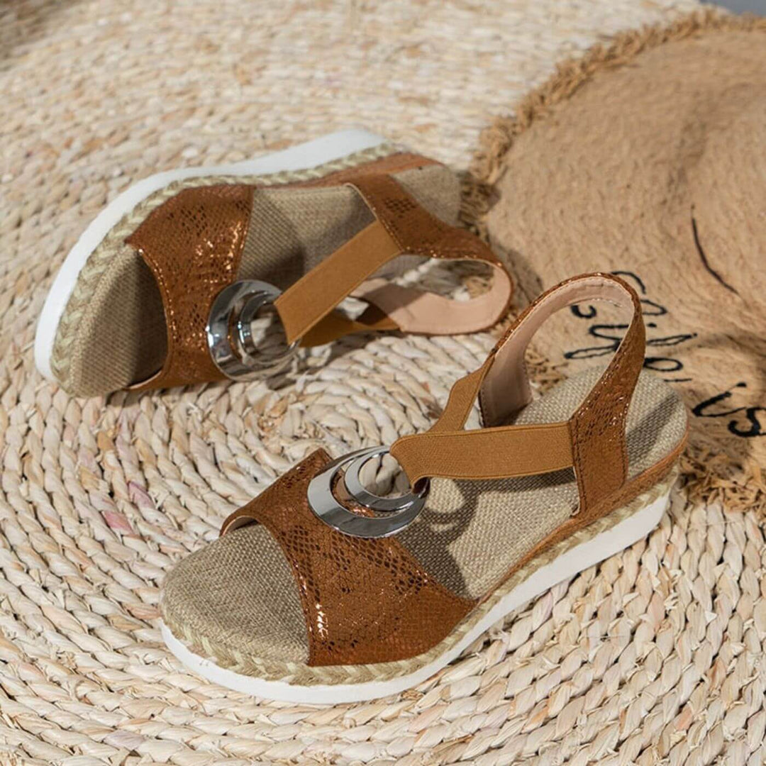 Claire | Womens Platform Ring Strap Sandals