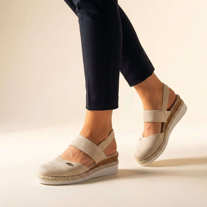 Hannah | Women’s Comfort Fit Orthopedic Espadrille Platform Sandals