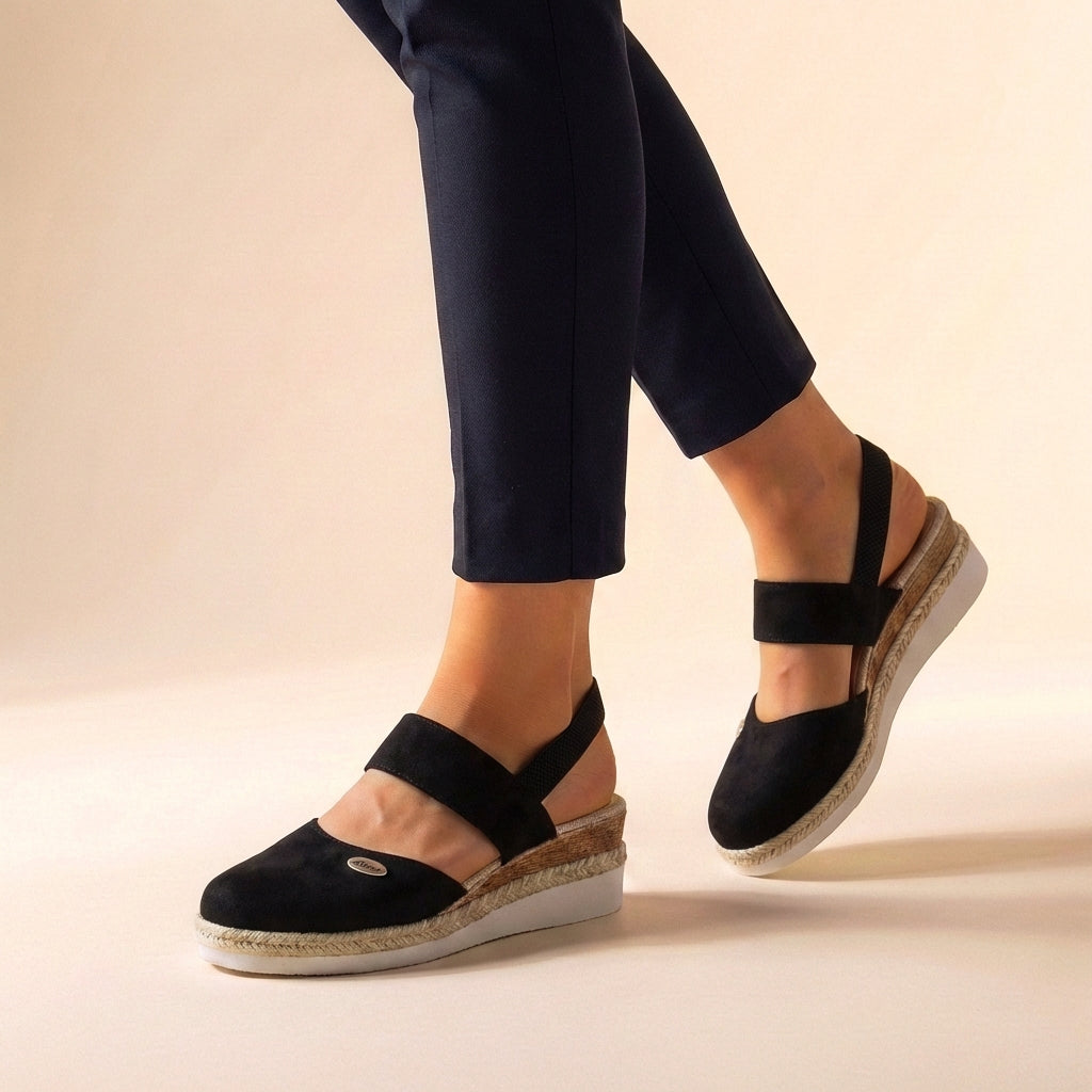 Hannah | Women’s Comfort Fit Orthopedic Espadrille Platform Sandals