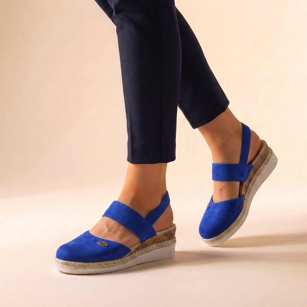 Hannah | Women’s Comfort Fit Orthopedic Espadrille Platform Sandals