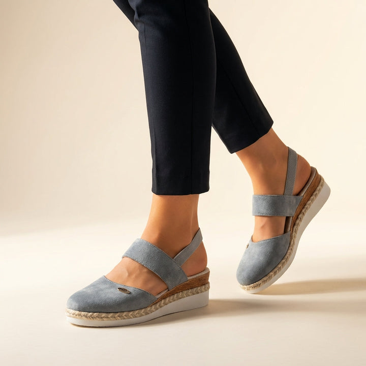 Hannah | Women’s Comfort Fit Orthopedic Espadrille Platform Sandals