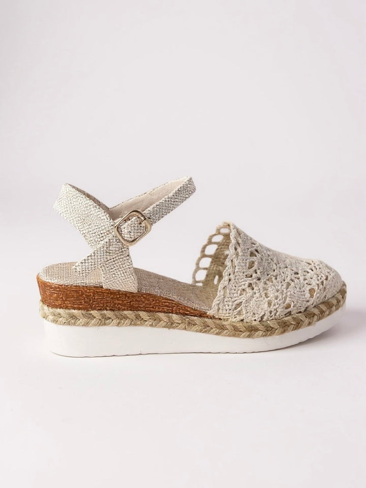 Scarlett | Women's Boho Wedge Espadrilles Ankle Strap Shoes
