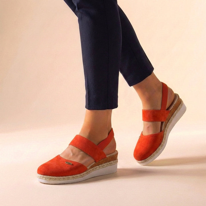 Hannah | Women’s Comfort Fit Orthopedic Espadrille Platform Sandals
