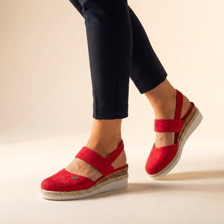 Hannah | Women’s Comfort Fit Orthopedic Espadrille Platform Sandals