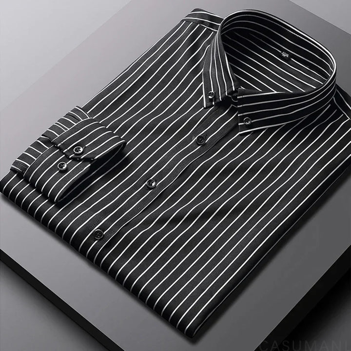 Jermaine | Relaxed Striped Cotton Shirt