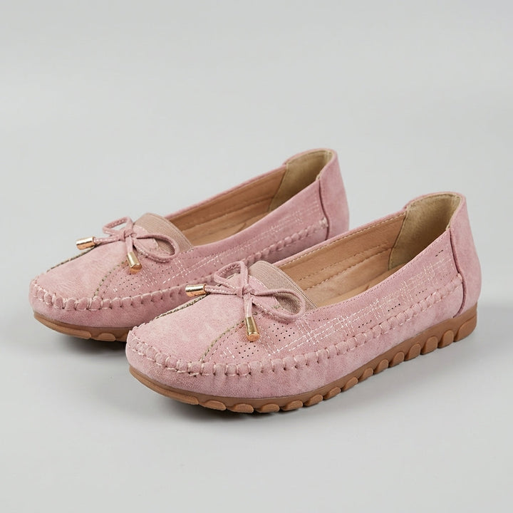 Madison | Women’s Orthopedic Perforated Bow Comfort Loafers