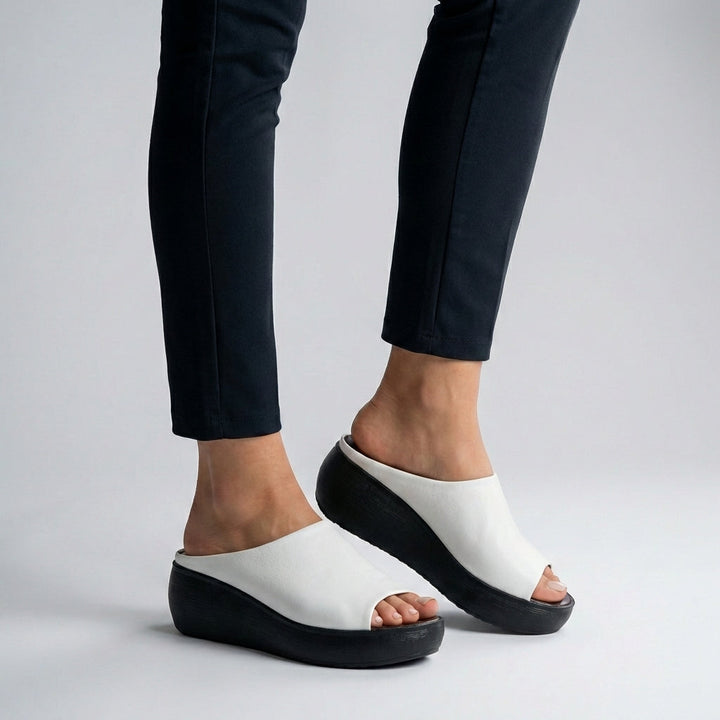 Kayla | Women’s Orthopedic Platform Slide Sandals with Open Toe