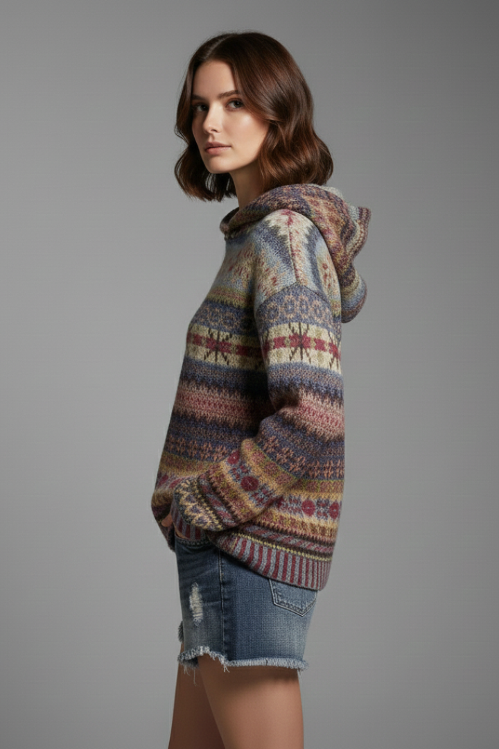 Dakota | Women's Hoodie with Hood and Ribbed Cuffs