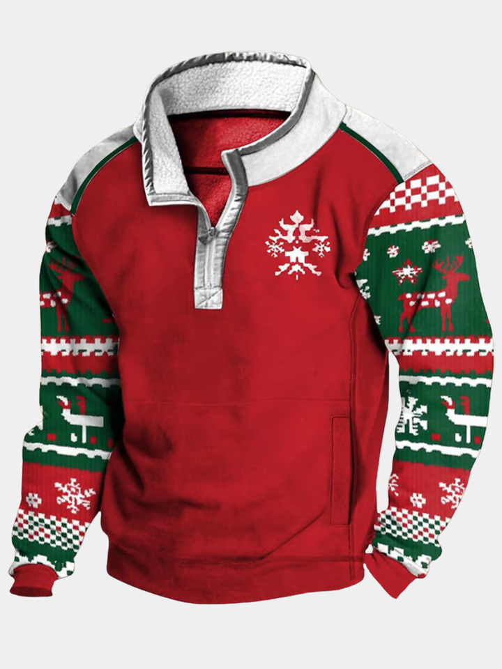 Maddox | Cozy Christmas Sweater Featuring Reindeer Design