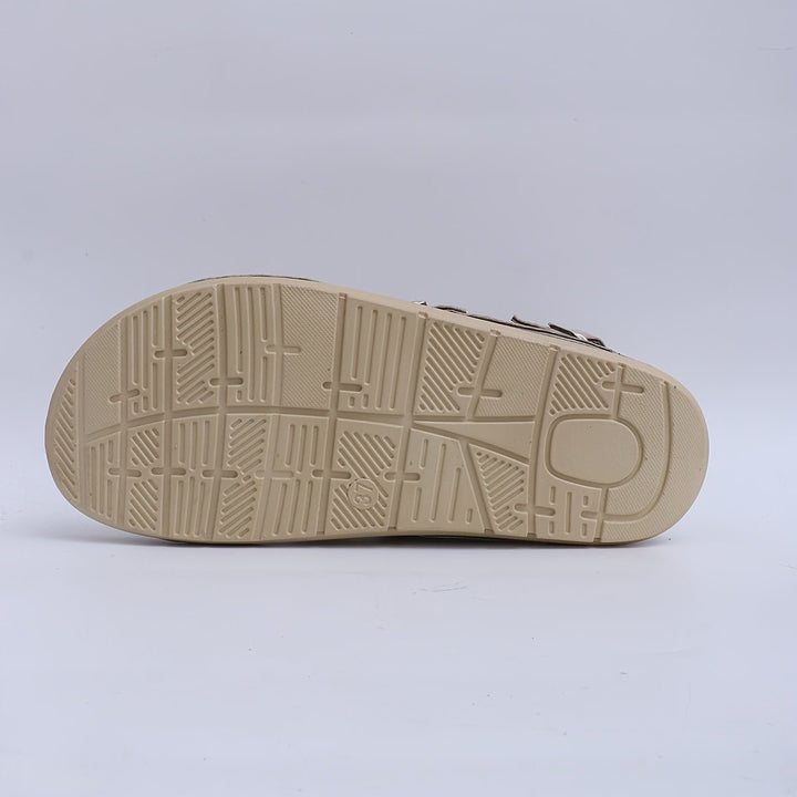 Cross-Strap Sandals Cushioned Comfort Buckle Platform