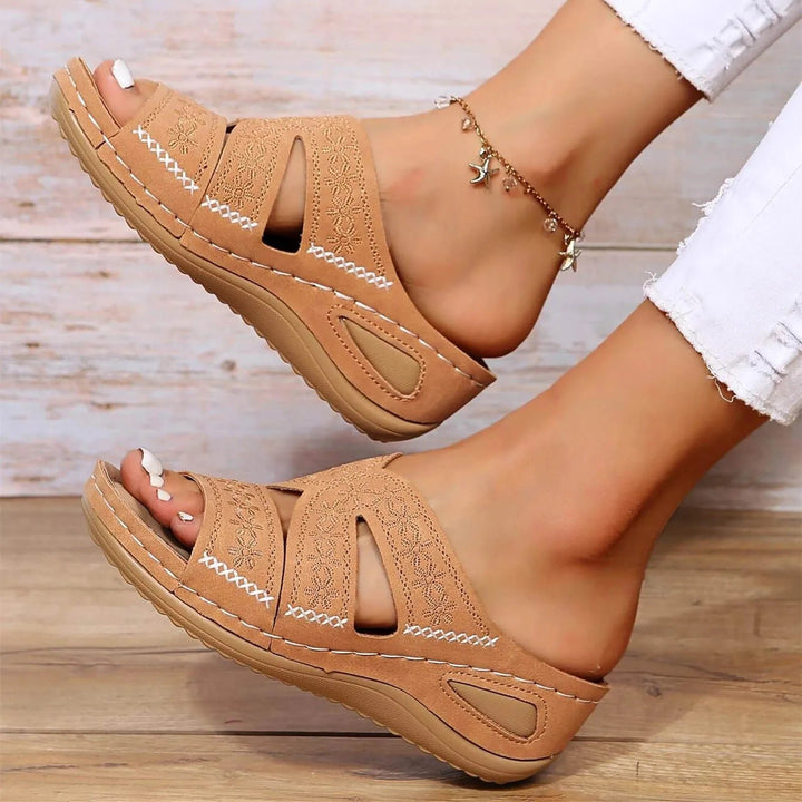 Cross-Strap Sandals Orthopedic Adjustable Comfort