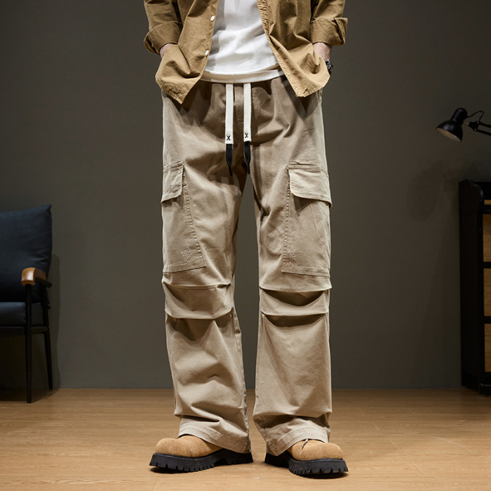 Christian | Men's Wide Leg Cargo Pocket Casual Pants