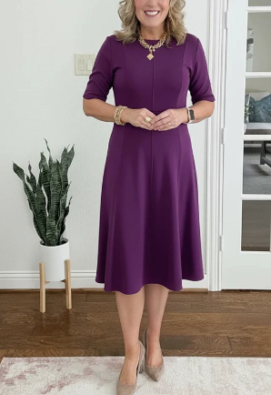 Evelyn Quinn | Retro A-Line Summer Dress