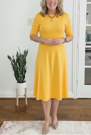 Evelyn Quinn | Retro A-Line Summer Dress