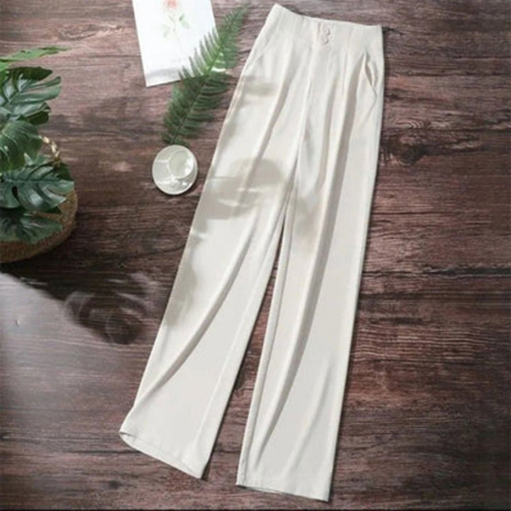 Linen Wide Leg Pants High Waisted Breathable Summer