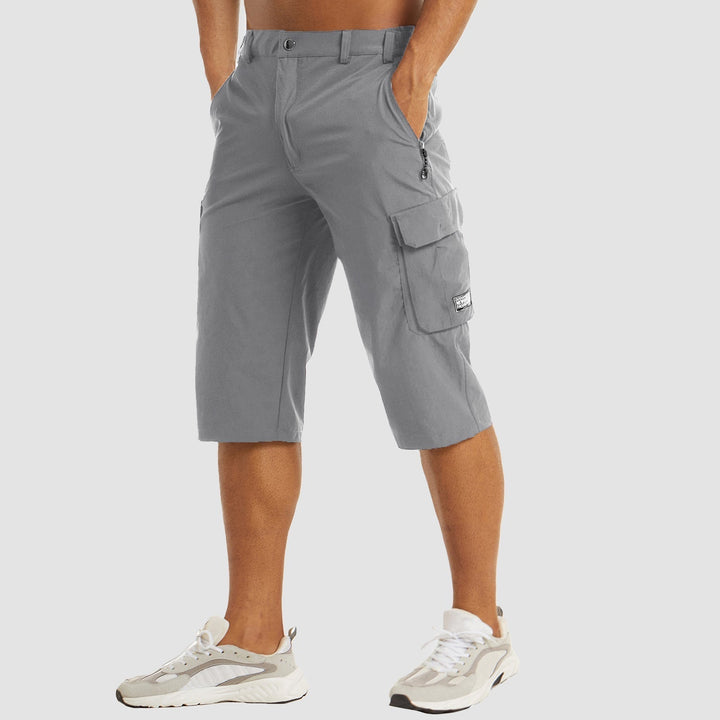 Brandon | Men's Cargo Pocket Casual Knee Length Shorts