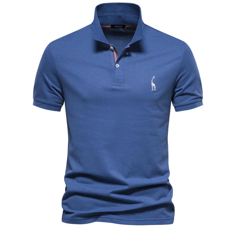 Austin | Men's Short Sleeve Button Polo Shirt