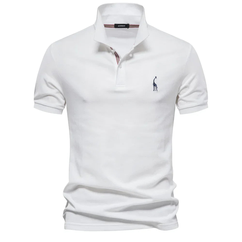 Austin | Men's Short Sleeve Button Polo Shirt