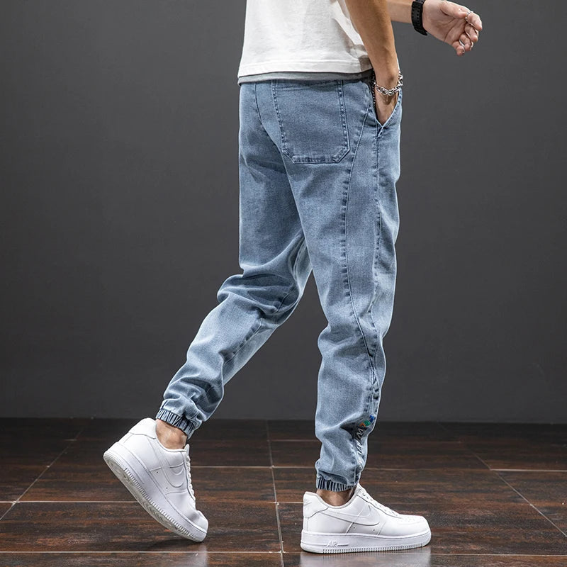 Daniel | Men’s Drawstring Jogger Fit Casual Jeans Pants