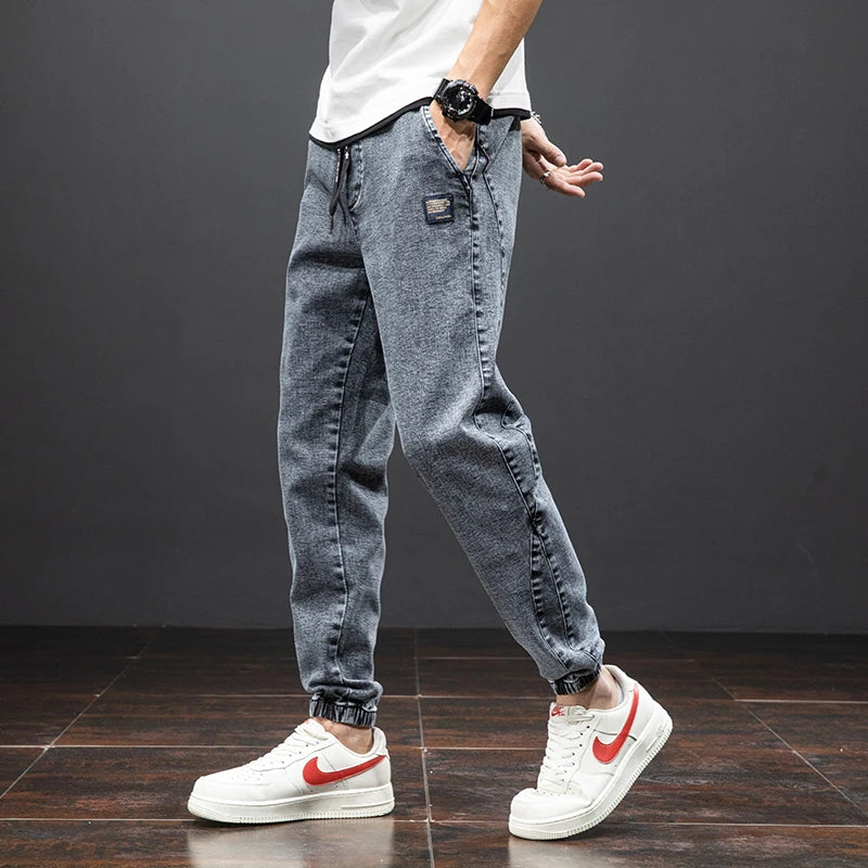 Daniel | Men’s Drawstring Jogger Fit Casual Jeans Pants