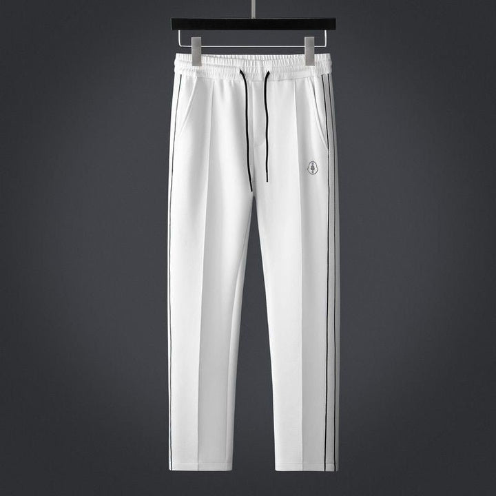 Men's Tracksuit Set Lycra Zip-Up Jacket Athletic Pants