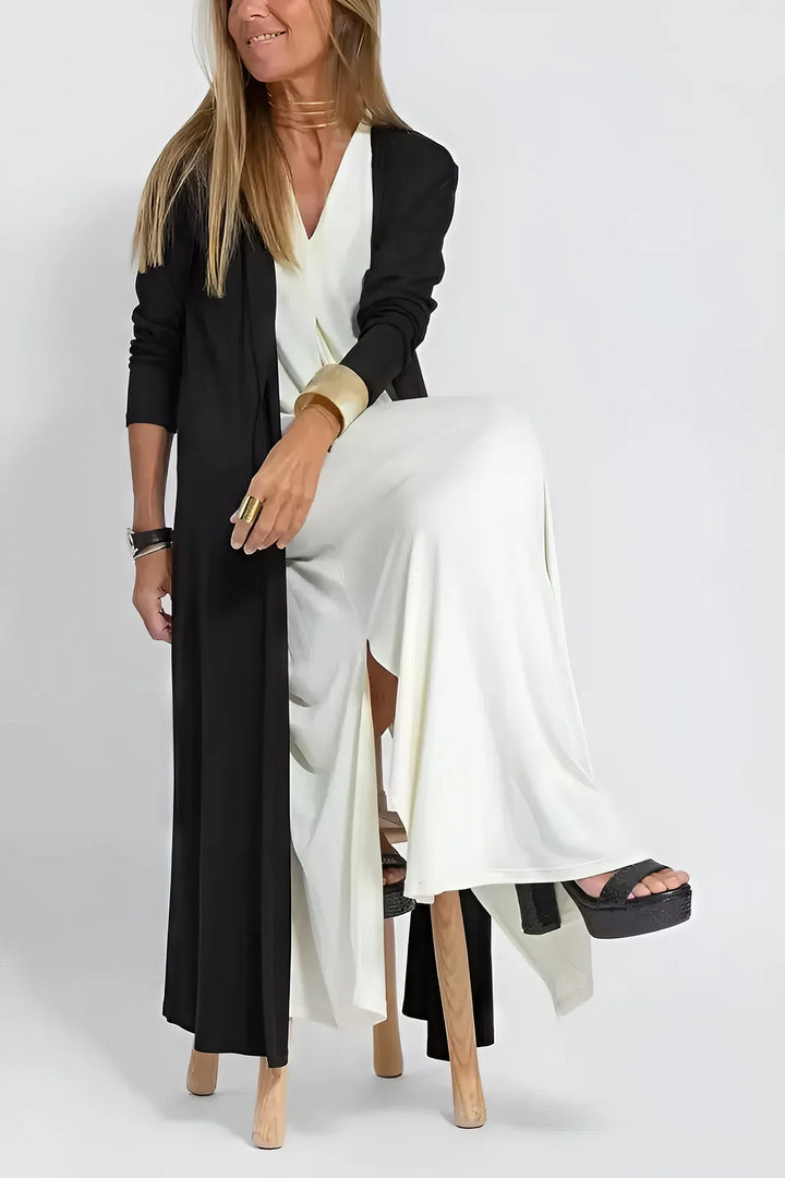 Plus Size Sleeveless Maxi Dress V-Neck Casual Elegant
