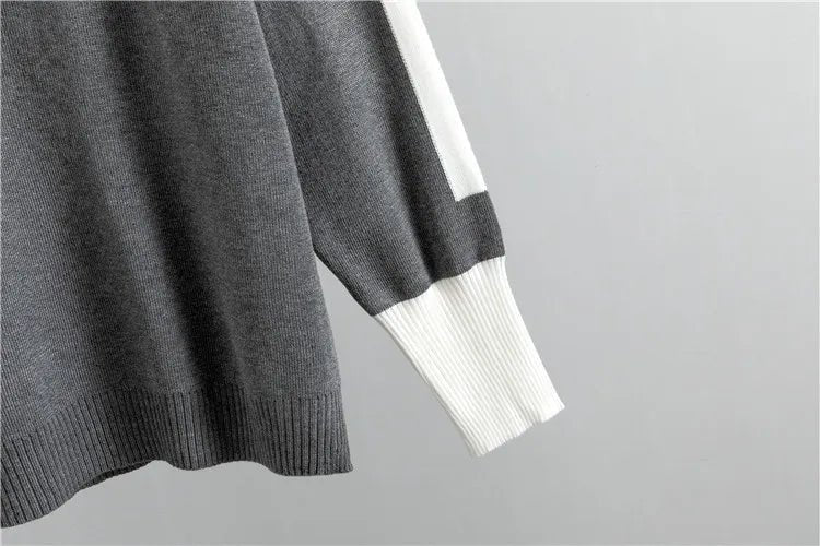 Plus Size Women's Tracksuit Set Two Piece Sweater Pants