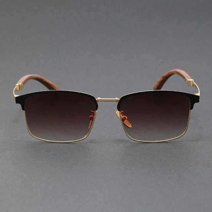 Sunglasses Half-Frame Polarized UV400 Browline Classic
