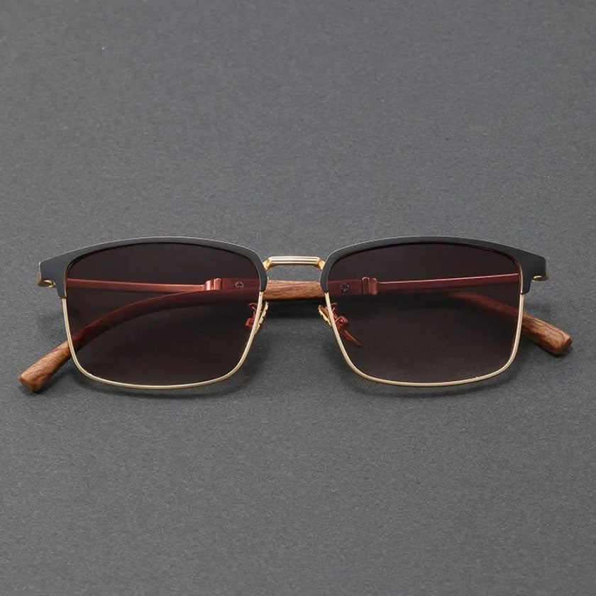 Sunglasses Half-Frame Polarized UV400 Browline Classic