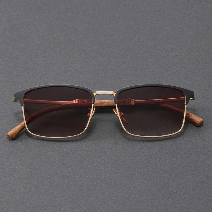 Sunglasses Half-Frame Polarized UV400 Browline Classic