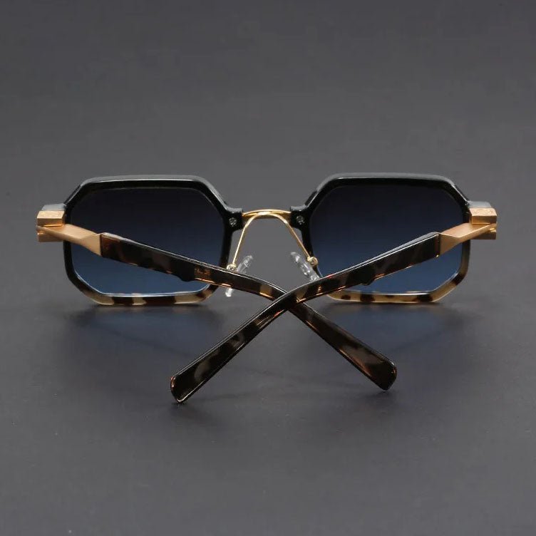 Sunglasses Octagon Matte Finish Acetate UV Protection