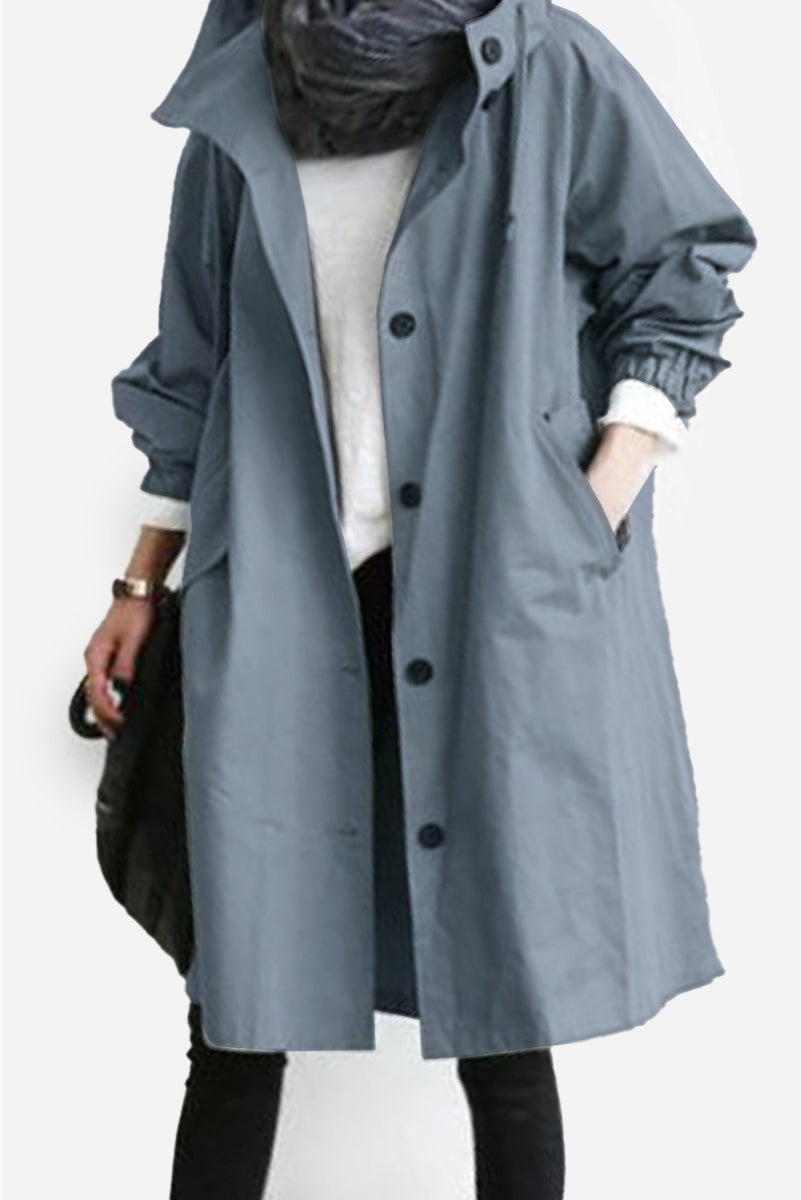 Barbara | Oversized Water-Resistant Windbreaker