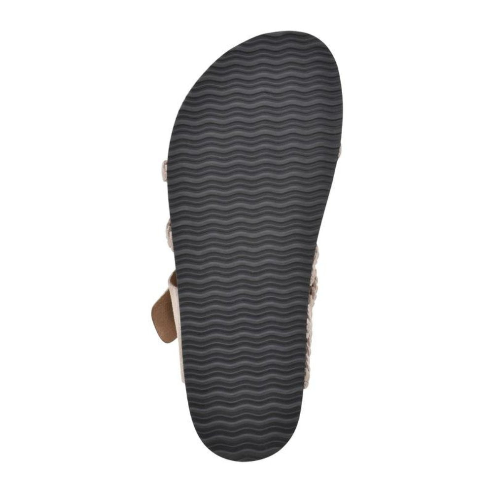 Women's Braided Strap Buckle Sandals Cork Sole