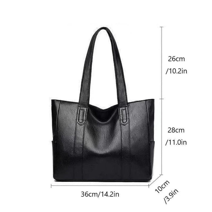 Women's Large-Capacity Vintage Leather Shoulder Tote Bag