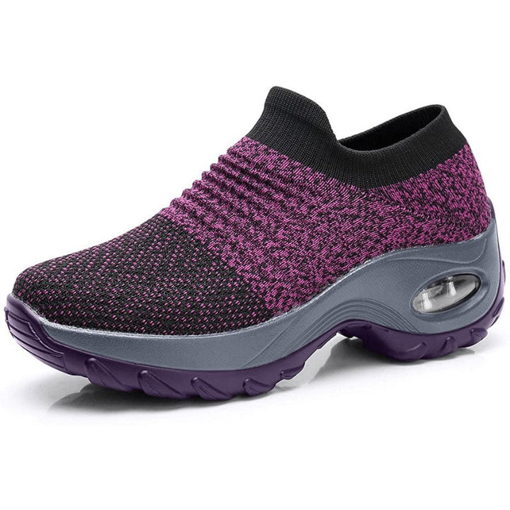 Women's Orthopedic Slip-On Sneakers Air Cushion - Purple