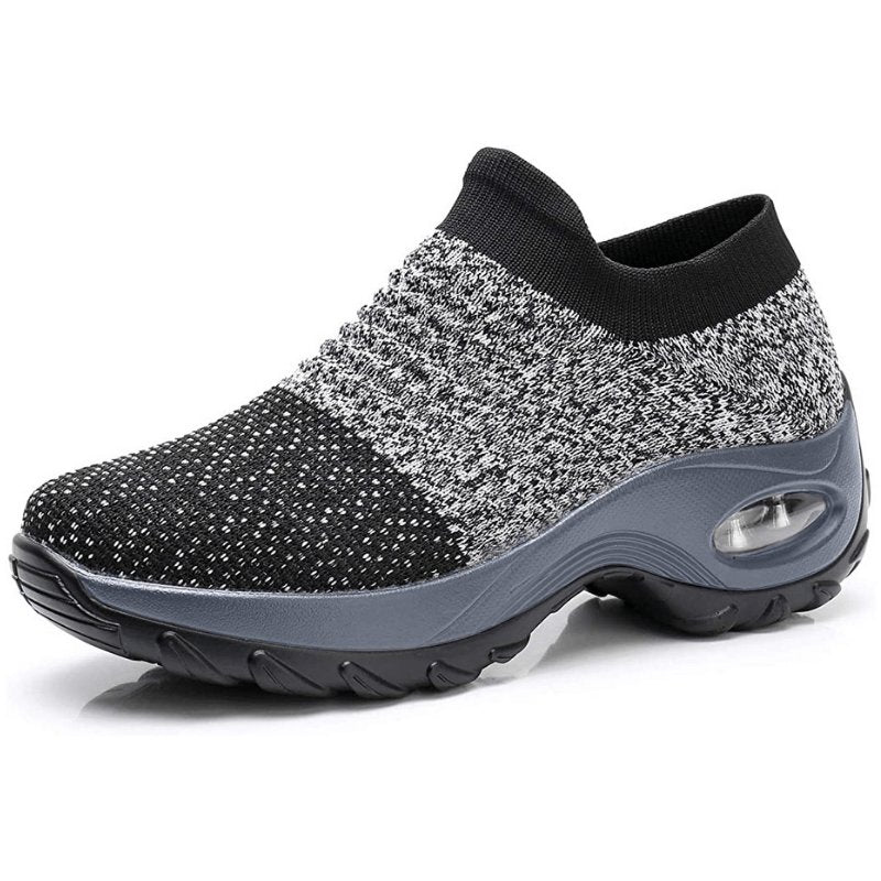 Women's Orthopedic Slip-On Sneakers Air Cushion - Gray