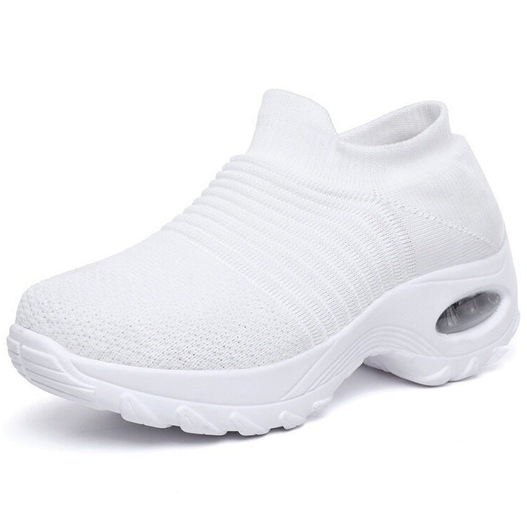 Women's Orthopedic Slip-On Sneakers Air Cushion - All White