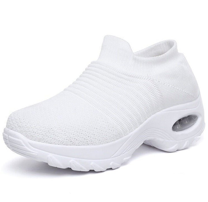 Women's Orthopedic Slip-On Sneakers Air Cushion - All White