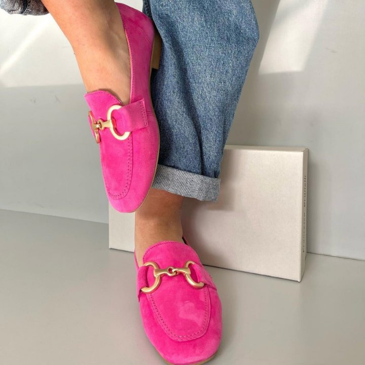 Women's Suede Horsebit Loafers Slip-On Flat Comfort